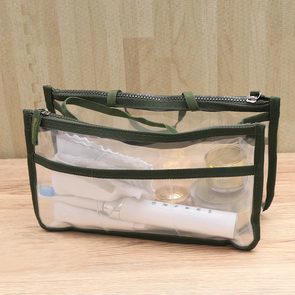 

Waterproof Storage Bag Organizer Pvc Case Pouch Toiletry Makeup Women Trend Transparent