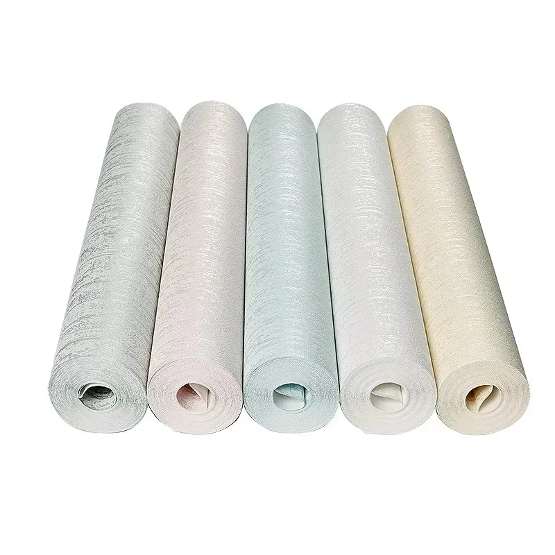 3D Solid Color Diatom Mud Embossed Wallpaper for Bedroom Living Room Study Hotel Minimalist Plain Color Textured Background Wall