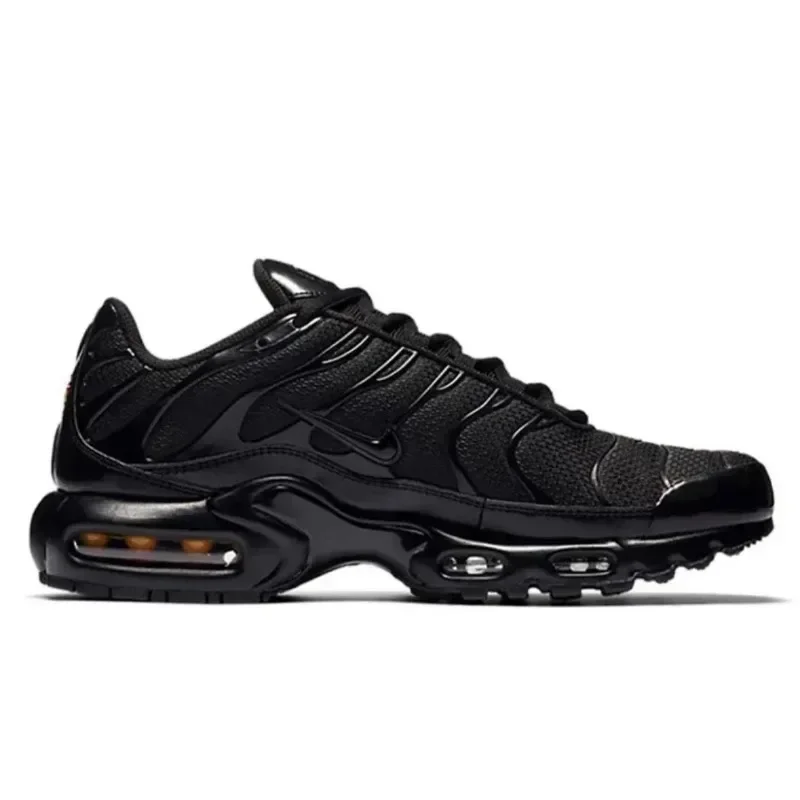 Nike Air Max Plus TN Red Black Comfortable Air Cushion Outdoor Running Shoes for Men and Women image 4