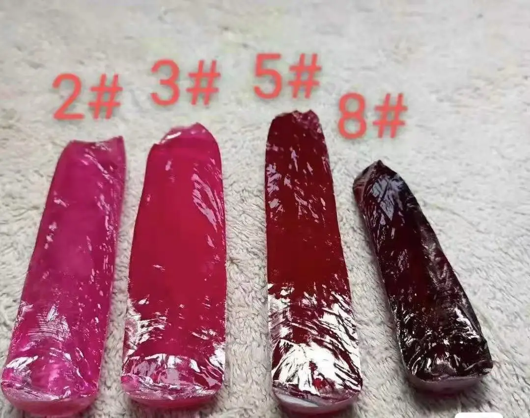 

Red corundum raw material ruby pigeon blood red treasure strip laboratory rough stone can be polished and polished hardness 9