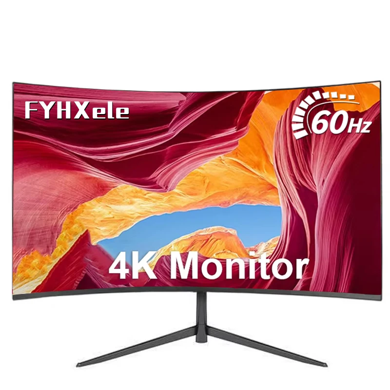 

32" IPS 4K 60Hz Cruved Monitor LED Display UHD HDR400 Desktop Gaming Computer Screen HDMI-compatible/DP/Audio/Type-C 3840*2160