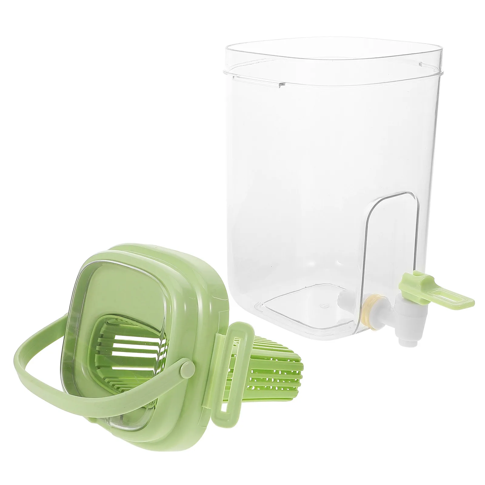 

Large Capacity Plastic Beverage Dispenser with Easy-Operate Faucet for Refrigerator Cold Water Kettle Drink Dispenser for Fridge