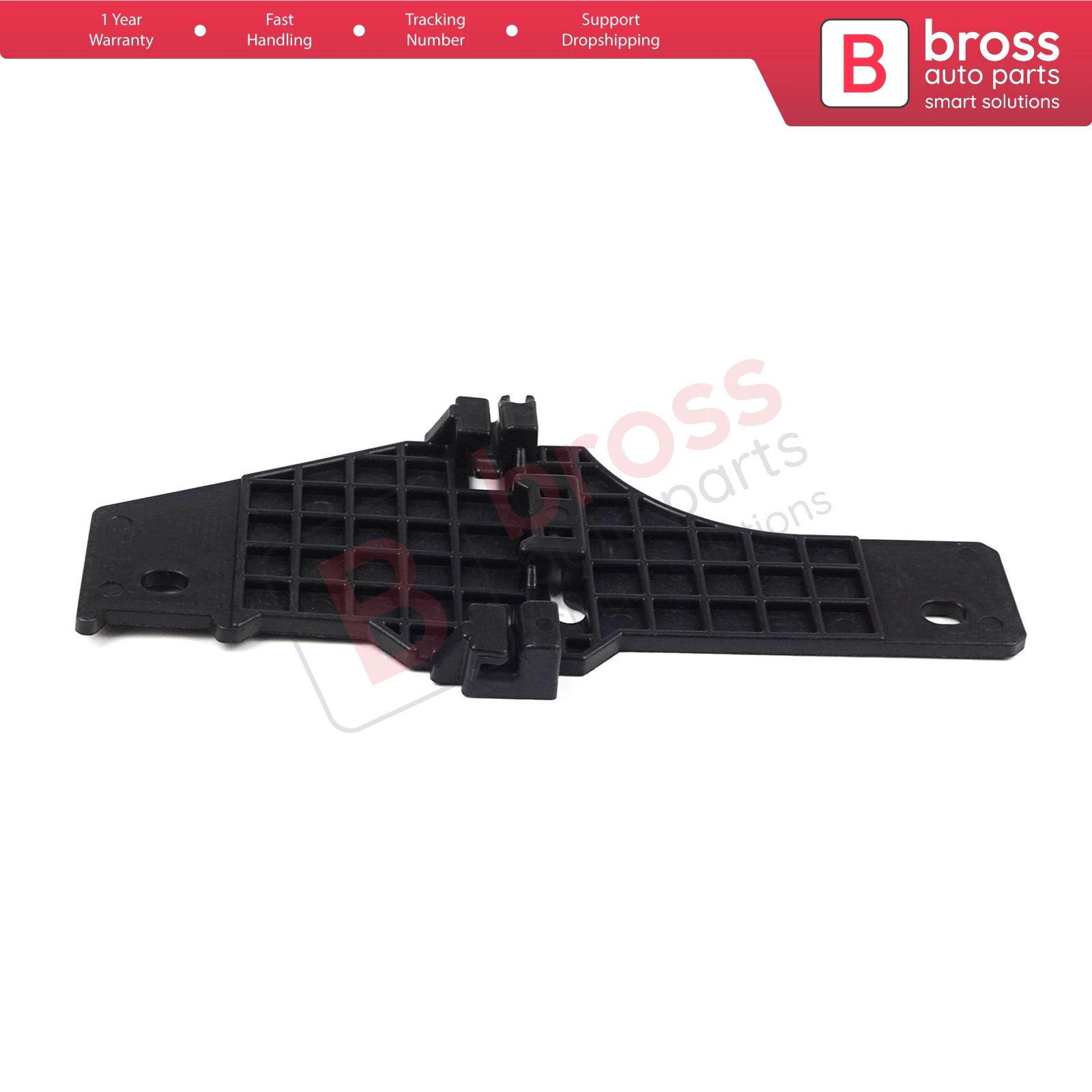 Bross Auto Parts BWR1026 Electrical Power Window Regulator Window Lifter Repair Clip Front; Left Door for Peugeot 307 2002-2006