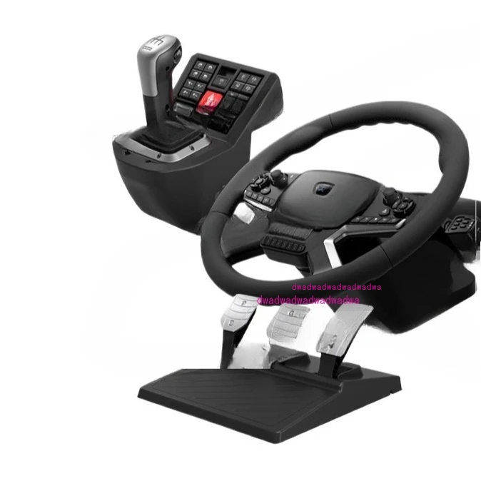 

For PC Truck Game Emulator HORI Orca 2 Force Feedback Truck Simulator Steering Wheel Controller Kit