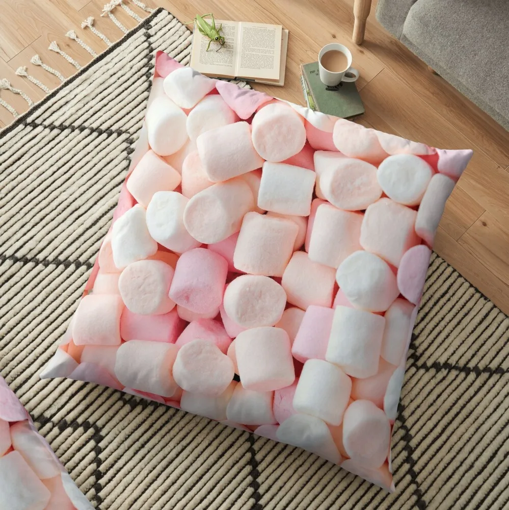 Marshmallow Magic Floor Pillow Decorative Cover For Living Room