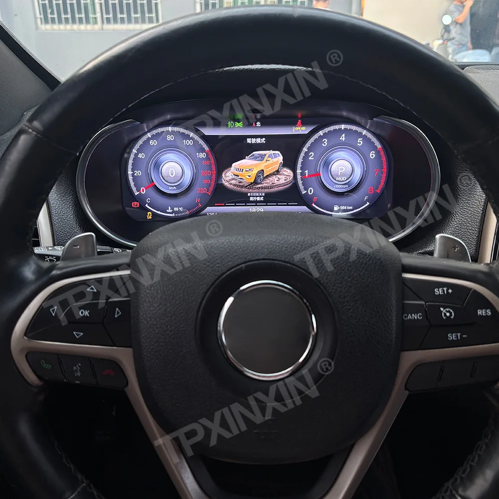 Linux Lossless installatio For Jeep Grand Cherokee 2013~2018 Dashboard Panel Speed Meters Support Carplay Delivery spot machines