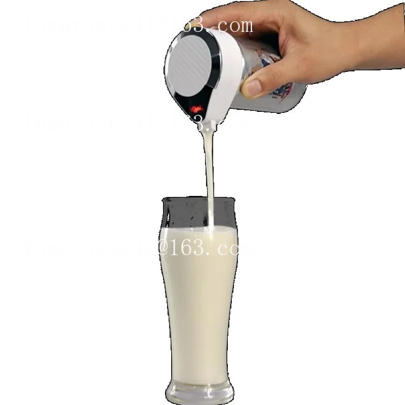 Cream Beer Foamer Environmentally Friendly Dispenser Portable Built-in Battery Canned