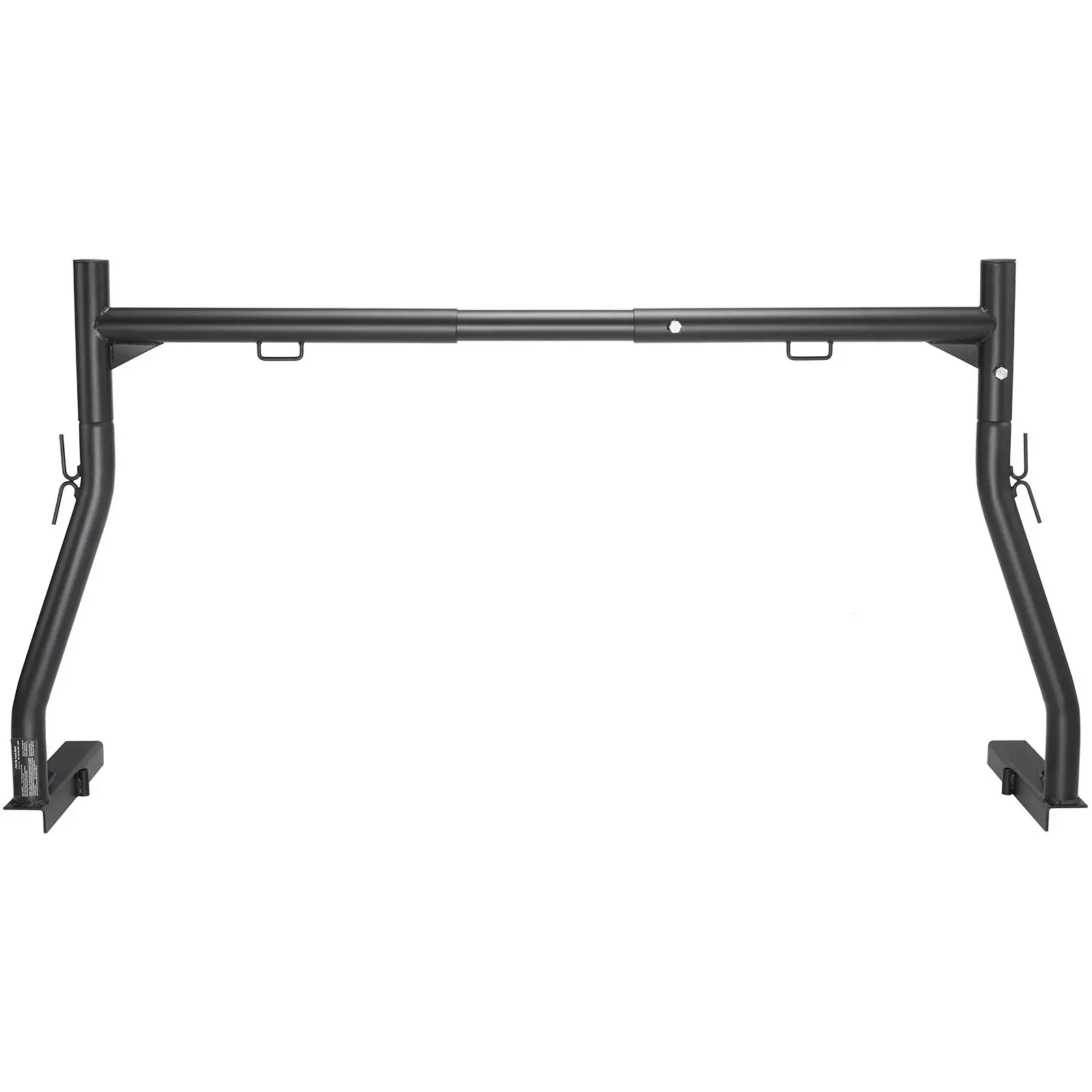 Truck Rack, 46-71inch Extendable Ladder, 800 lbs Capacity Steel for with Non-Drilling J-bolts, Heavy Duty Bed Kayak, Surfboard