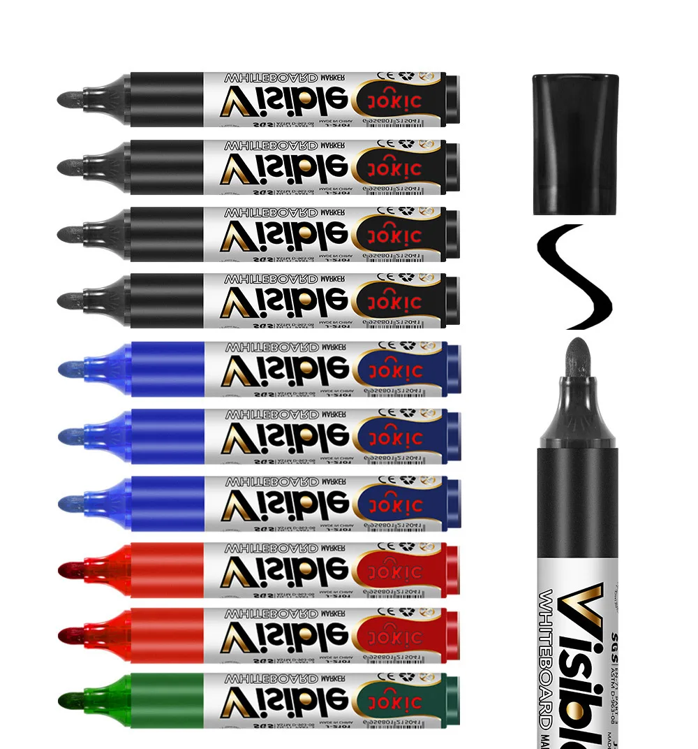4 Teile/satz Löschbaren Magnetischen Whiteboard Marker Stift Tafel Marker Kreide Glas Keramik Büro Schule Kunst Marker Schreibwaren – Detail 8