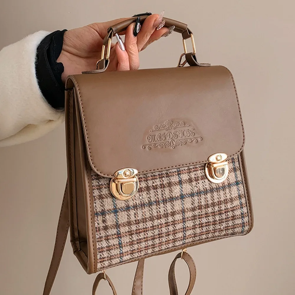 Simple Preppy Shoulder Bag All Match Korean Trendy Crossbody Bag Ins Temperament Handbag Students