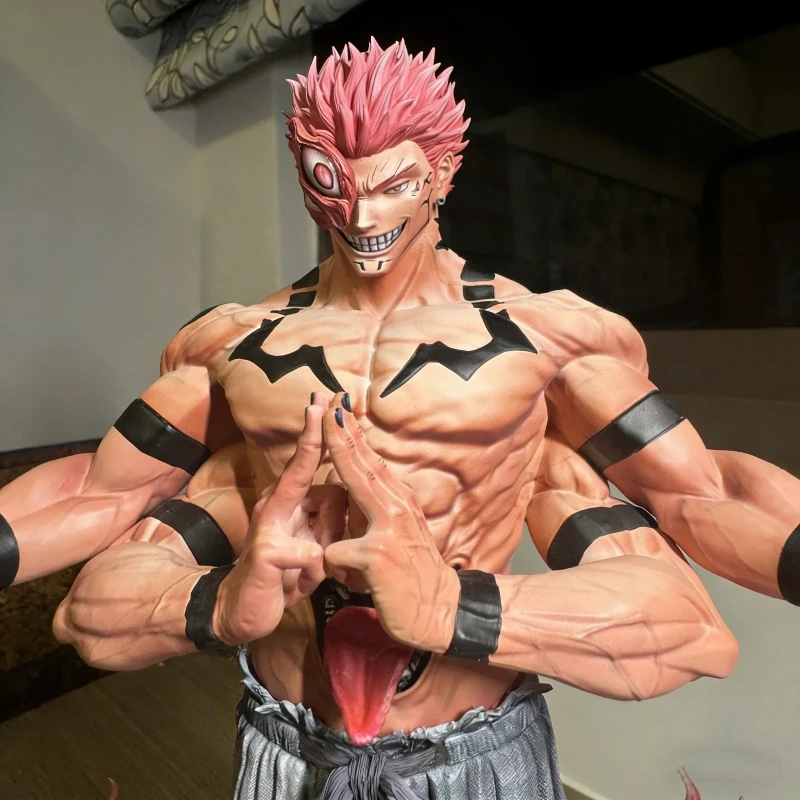 30cm Jujutsu Kaisen King Of Curses GK Ryomen Sukuna PVC Figures Exquisite Statue Anime Model Toy Home Ornament Collectible Gift