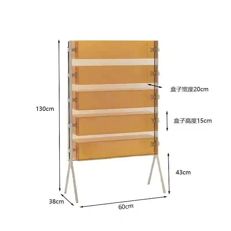 Acrylic storage rack Home living room Creative cup rack Multi-layer floor