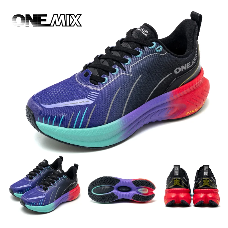 ONEMIX Gepolsterte Laufschuhe für Damen, Herbst und Winter, Heavy Runners, Schnürschuhe für Damen, Springseil, Tanz, rutschfeste Outdoor-Sneaker – Detail 16