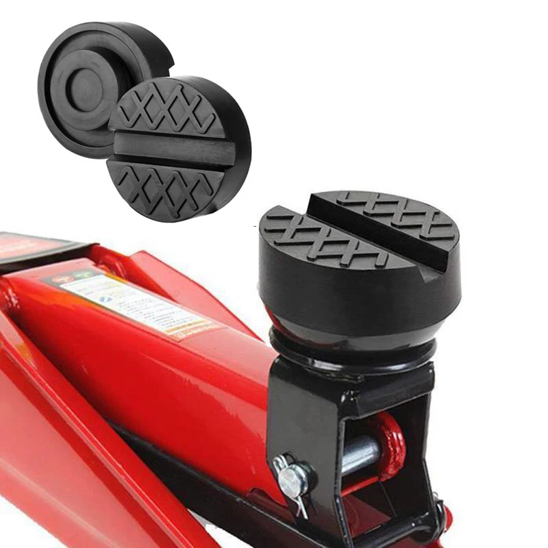 Rubber Car Jacks Elevador hidráulico, roda Dolly, adaptador de trilho antiderrapante, bloco de suporte para kit de ferramentas de oficina do