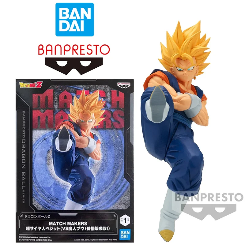 Bandai Namco Dragon Ball Z Match Makers Super Saiyan Vegito 11Cm Original Anime Original Action Figure Model Toy Gift Collection