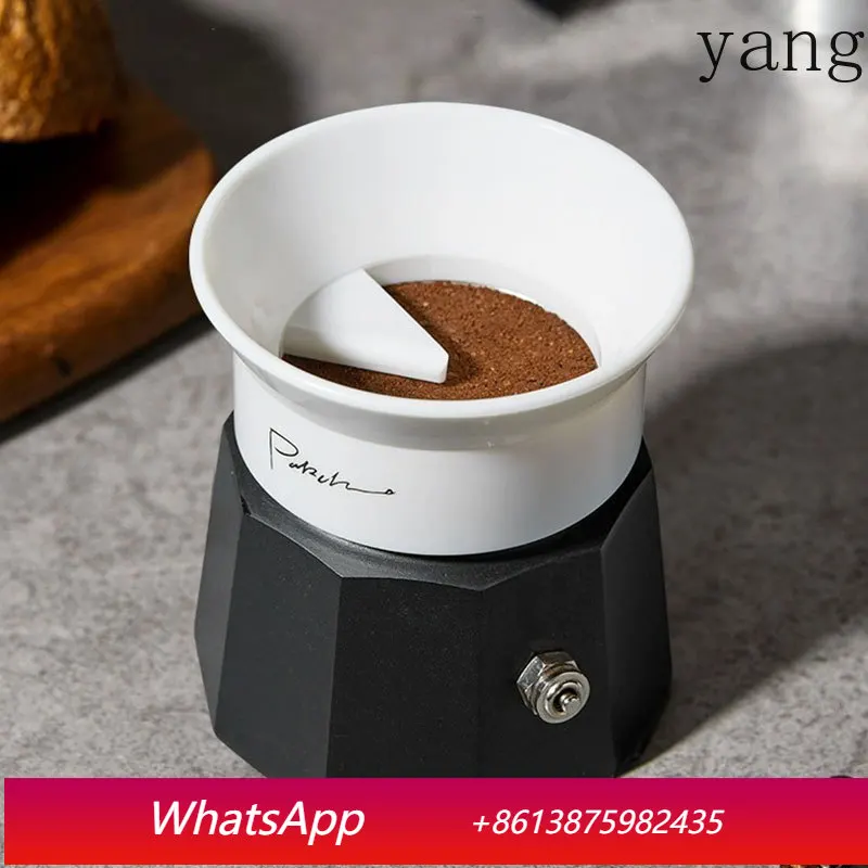 

LMM Portable Coffee Powder Connection Ring Anti-fly Powder Filler Single Double Valve Universal