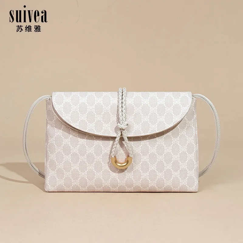 

High-End Retro Women's Single-Shoulder Crossbody Bag Designer Portable Daily Commuting Phone Storage Bag