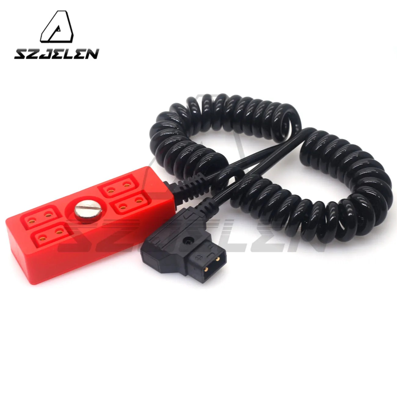 D-Tap Male to 4-port P-Tap Female Camera Power Distributor  With 1/4 Screw