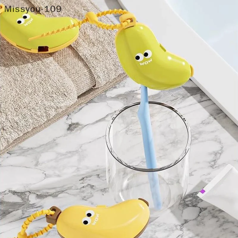 Copri testina per spazzolino con scomparto per dentifricio – Scatola da viaggio portatile per l'igiene e la protezione dalla polvere