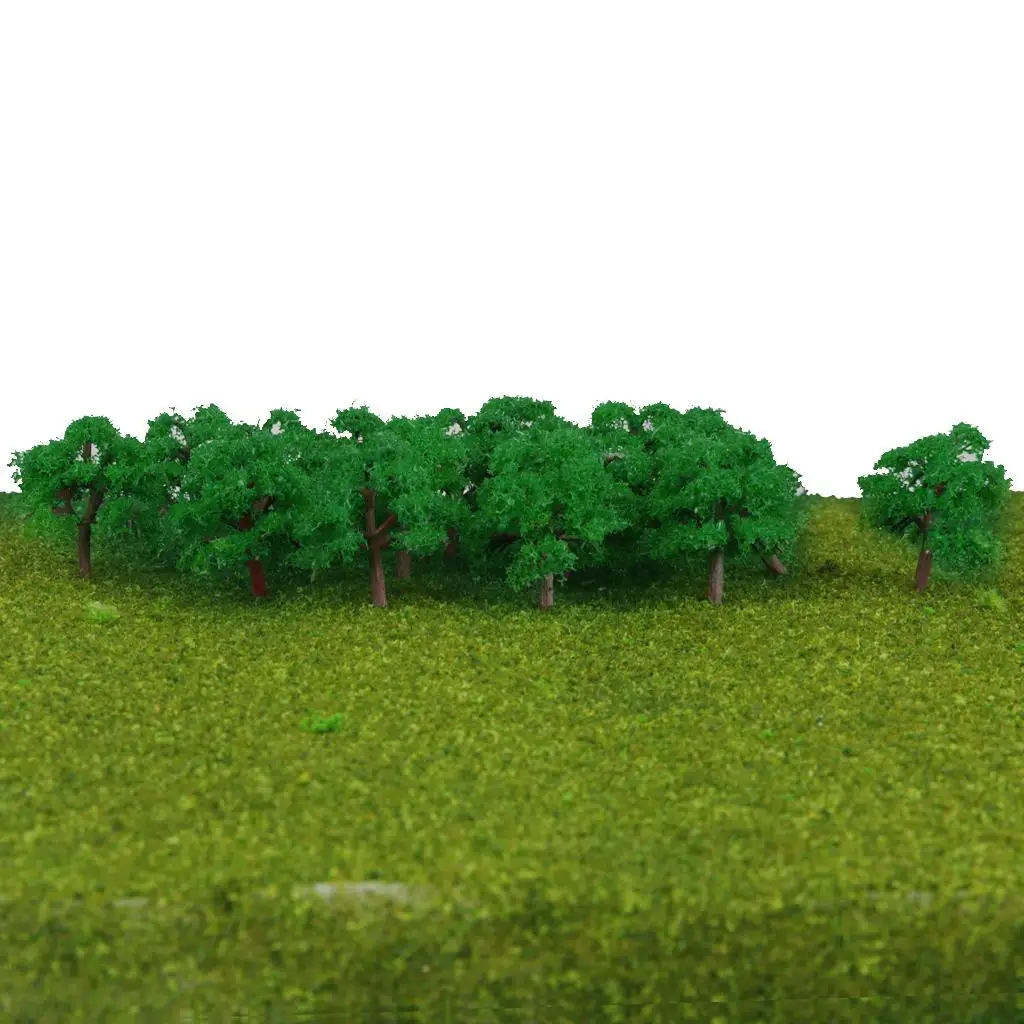 25 Model Tree Railway Park Architecture Street Diorama Wargame Scenery 1:300