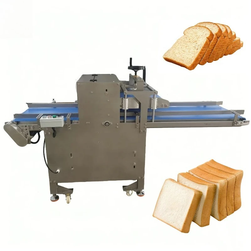 Industrial Processing Slicer Automatic High Efficiency Toast Half Cutting Machine Factory FL Custom