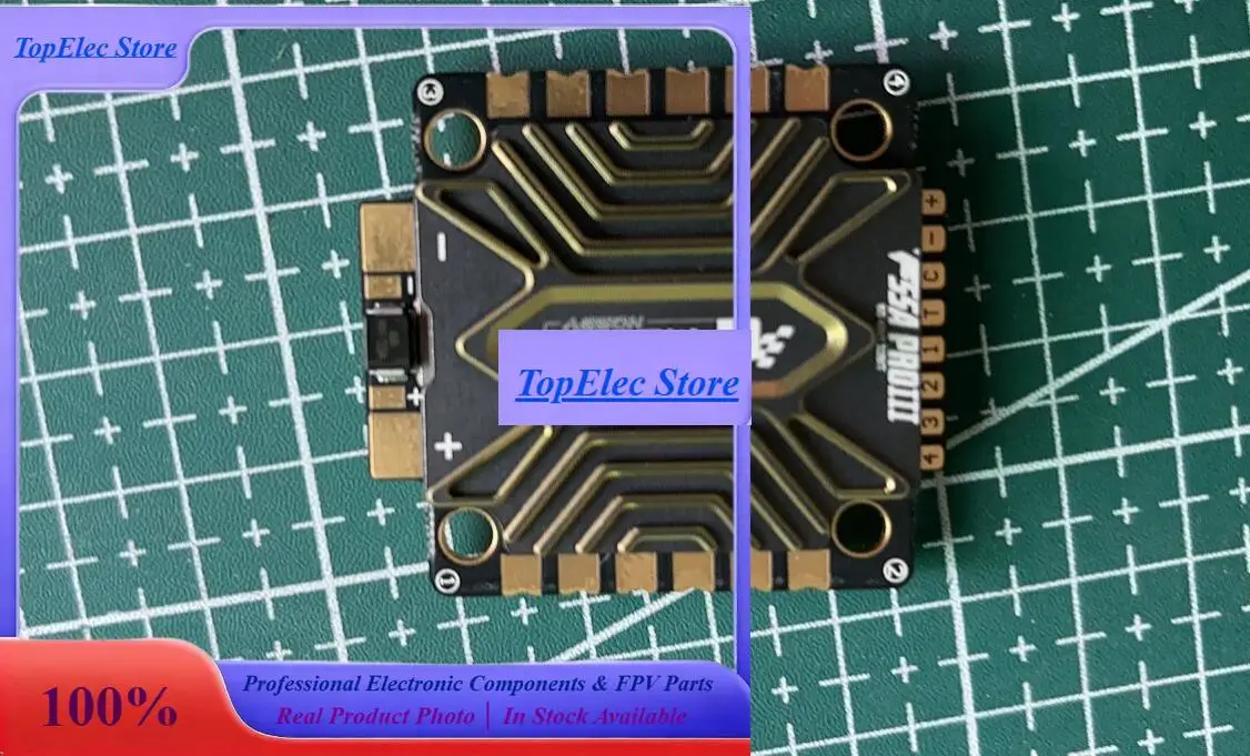 TopsT-Motor F55A Pro III 55A 3-8s BLHeli32 4-in-1 F55 ESC Continuous Current: 4*55A BLHeli_32 32bit Speed Controller Control B