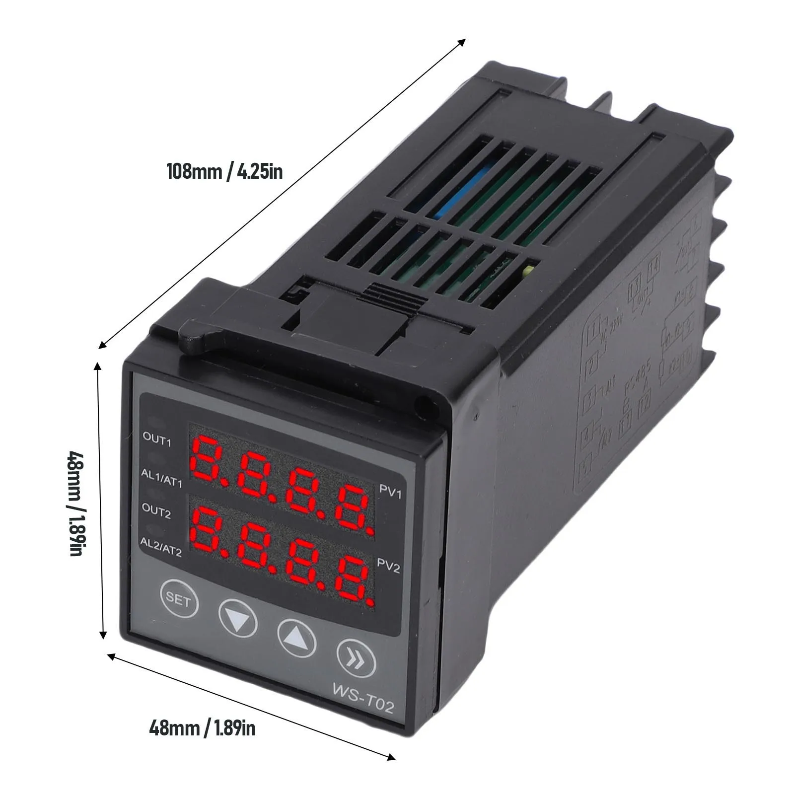 Контроллер температуры PID Digital Smart 2, выход 2, напоминание, тип K, вход термопары, цифровой ПИД-регулятор температуры