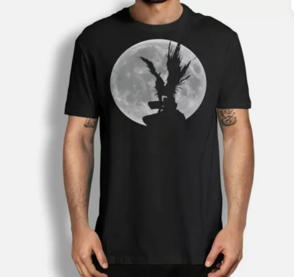 Anime shinigami T-shirt Death Note Ryuk Otaku Tee, Anime Moon Shirt-Otaku Gift