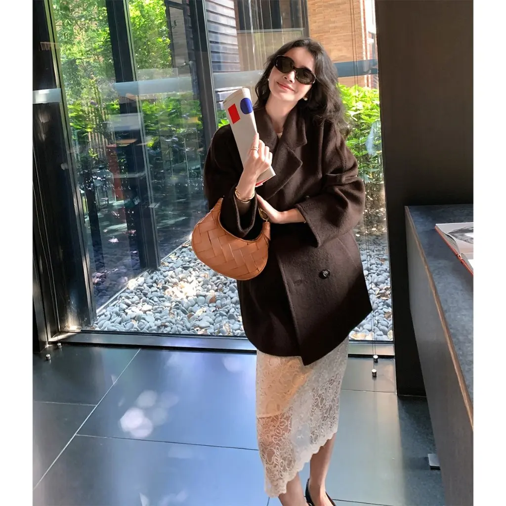 

Ladies Japanese Imported Car Bone Lace Skirt for Women Autumn Hip Half Skirt Chic Style