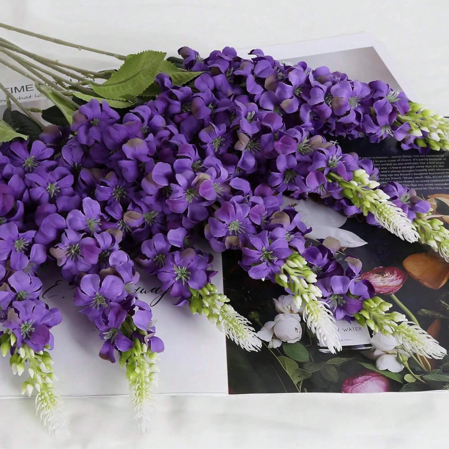 Künstliche Blumen, Schiachinthe, Rattan, Dekoration für Zuhause, Besprechungsräume, Hochzeiten, Feste, Außenbereich, Garten, DIY-Geschenk, Schatulle, Dekorationsartikel, Ornamente. – Detail 4