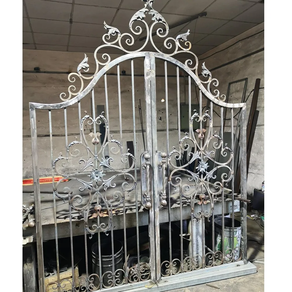 Steel Metal 12Ft 14Ft 16Ft Driveway Wrought Iron Gates Door Railing Fence Designs China Wholesale Factory Suppliers Wg3