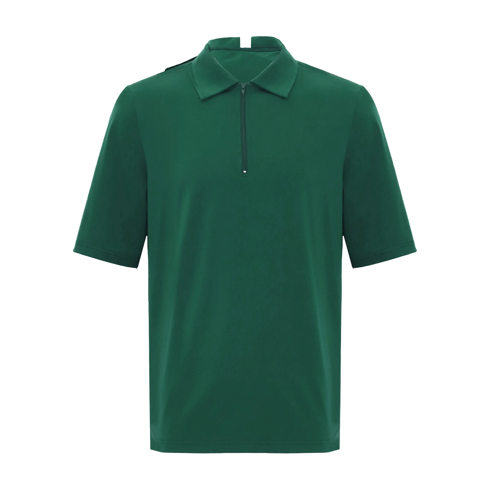 

Men Elderly Adaptive T-shirt Open Back with Full Back Overlap Short Sleeve Shirt Top for Alzheimer Caring Special Needs Patients