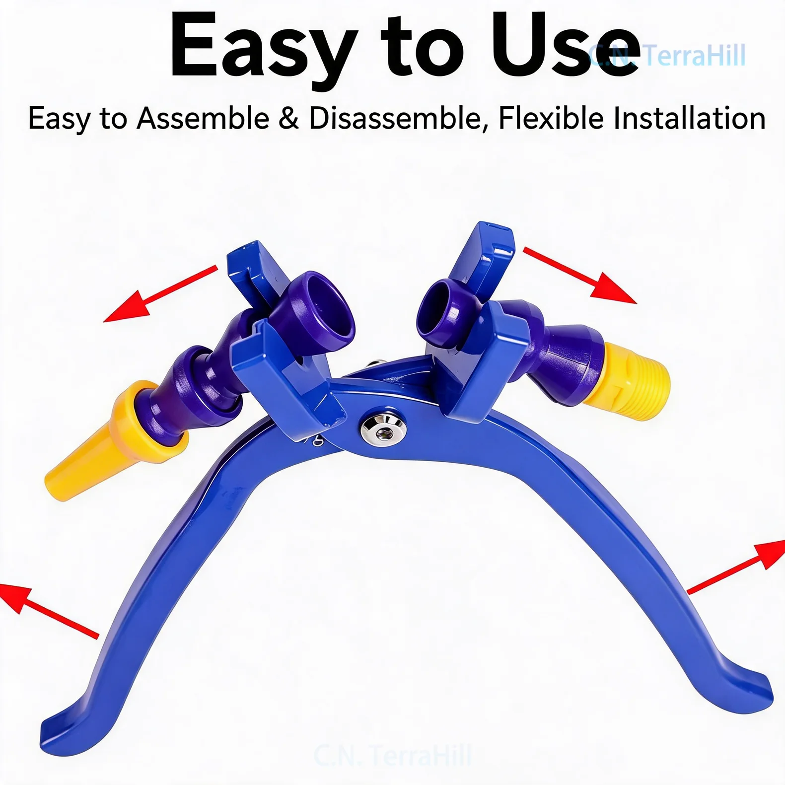 Cooling Pipe Disassembly Pliers Universal Joint Hose Installation Tool for 2/3/4 Point Tubing Bending Removal