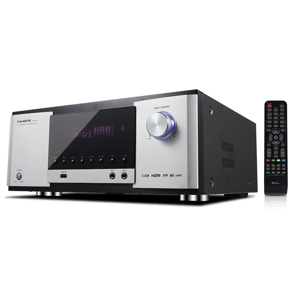 

High Quality 7.1 Home Theatre System Amplifier DTS Karaoke Audio Video Playback HI-FI Digital Power Amplifier