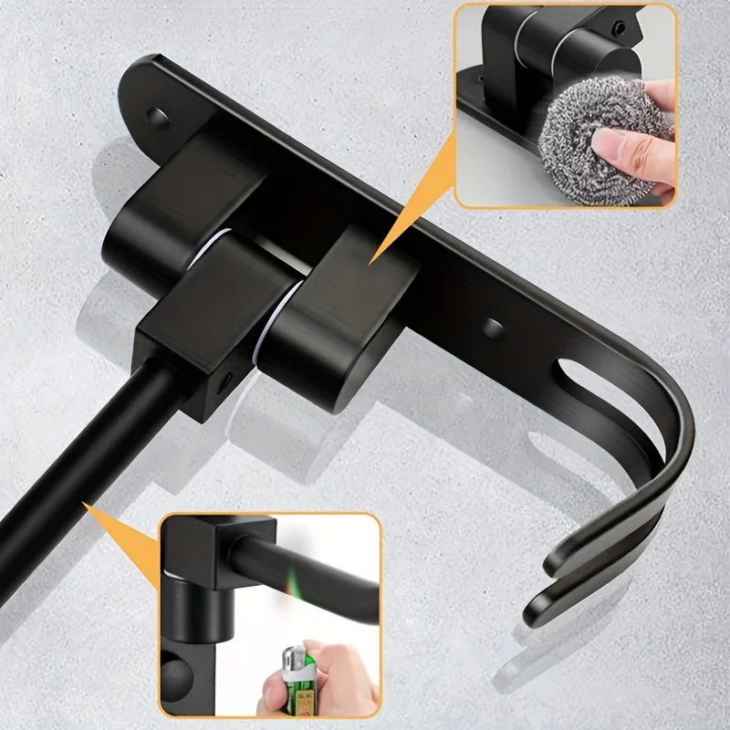 2-in-1 Helmet storage rack With hook Can be rotated 180° save space helmet holder home Motorcycle display stand image 4