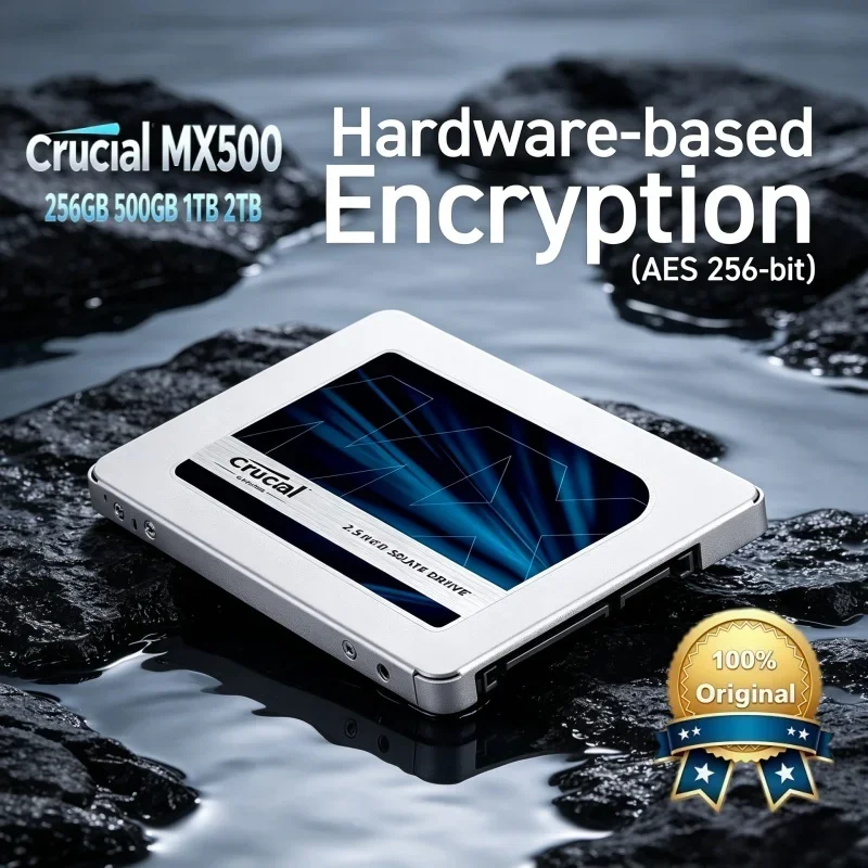 Crucial SSD MX500 240G 500GB 1TB 2TB 3D NAND SATA 2.5-inch SSD High speed Internal Solid State Drive For Laptop Hard Disk