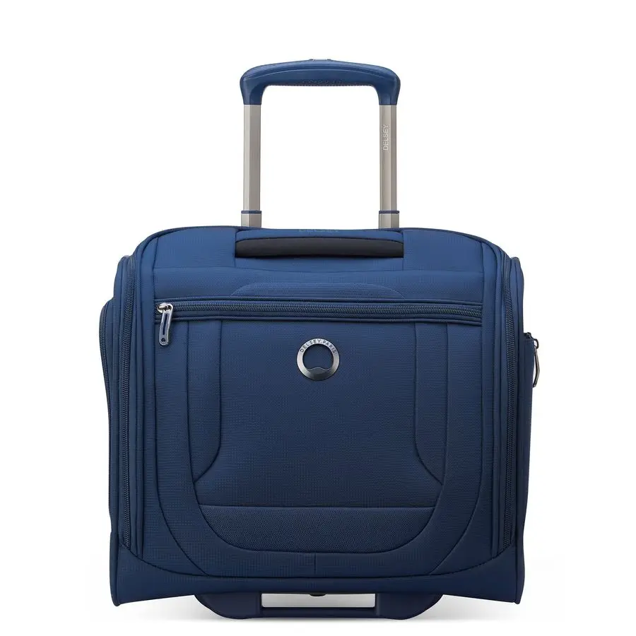 

DLX Softside Luggage UnderSeater with 2 Wheels, Navy Blue, Carry on 16 Inch