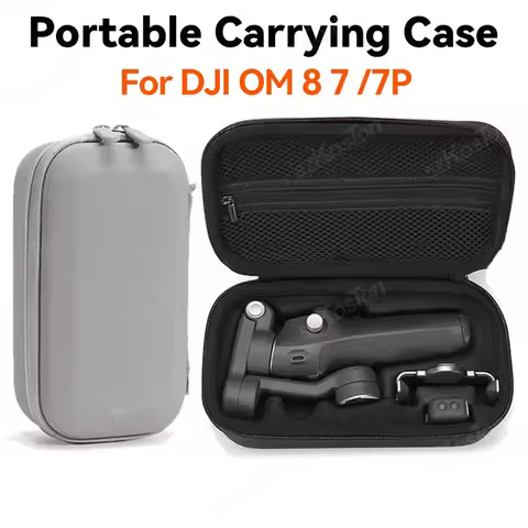 Shockproof Travel Carrying Case for DJI Osmo Mobile 8 OM 7/7P Gimbal Stabilizer Waterproof Protective Storage Bag Accessories