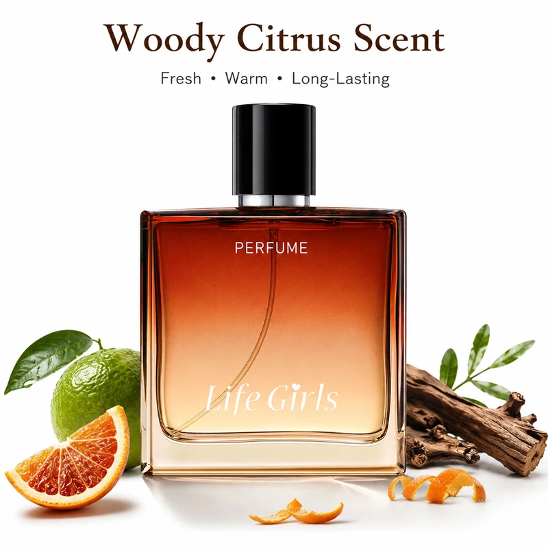 Life Girls Perfume for Men 100ml Long Lasting Eau De Parfum Woody Citrus Cologne Masculine Fragrance Daily Wear Date Night Gifts
