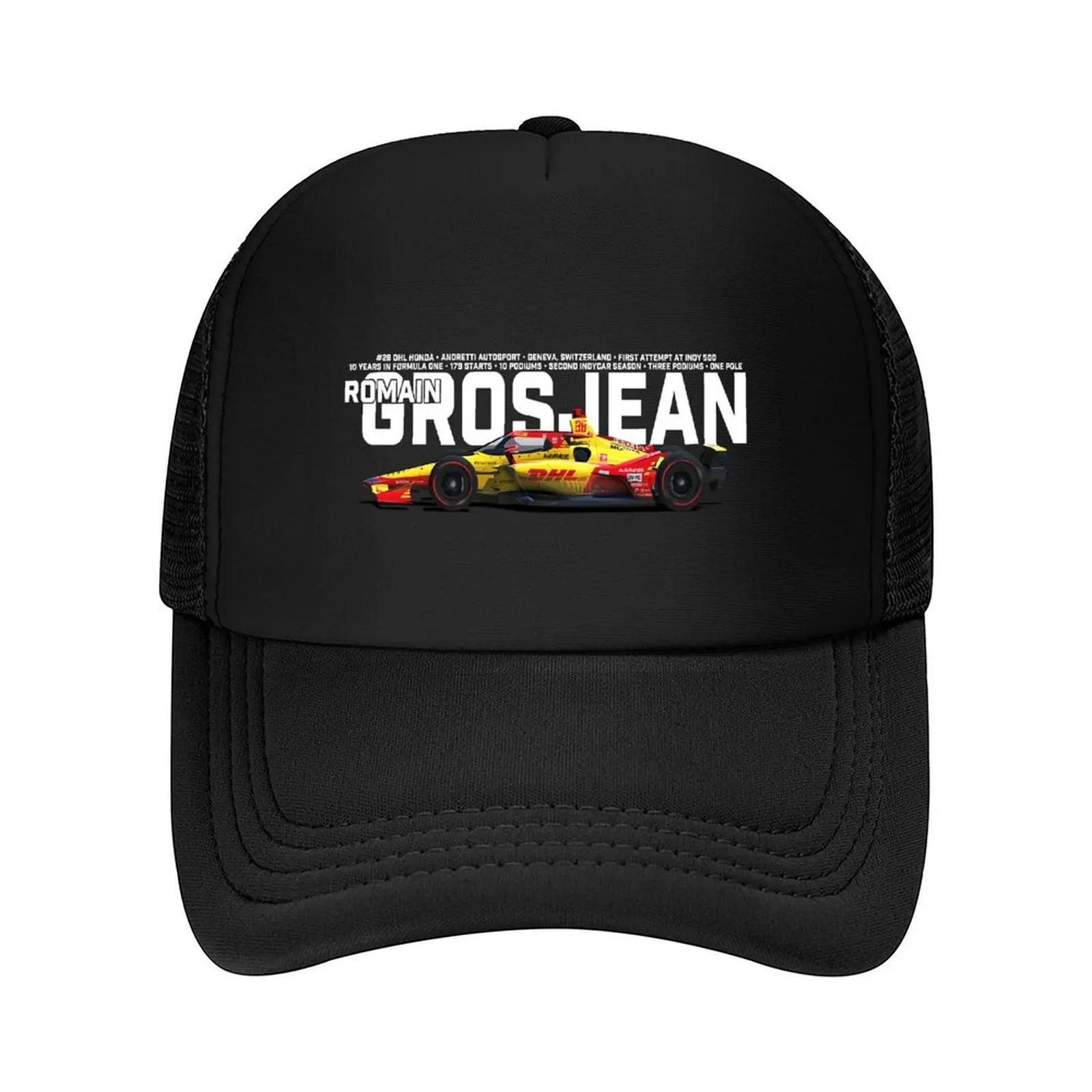 

Romain Grosjean 2022 (white) Baseball Cap Unique hats Sun Hat For Children Icon luxury woman cap Men Women's