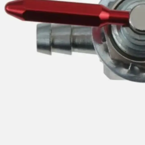 Carburetor Flow Control Inline Gas Valve Compact Design For Tight Spaces As Shown For Efficient Engine Operation