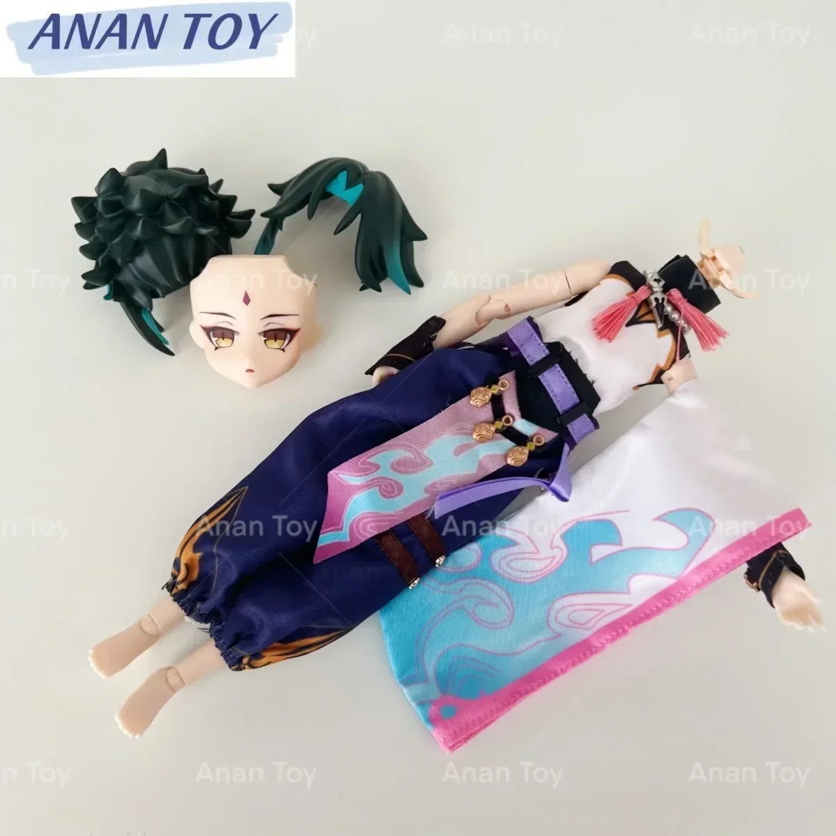 Xiao Ob22 Ob24 Doll Clothes Hair Face Outfit P20 22cm 24cm Size Handmade Figurine Anime Game Cosplay DIY Customized Product