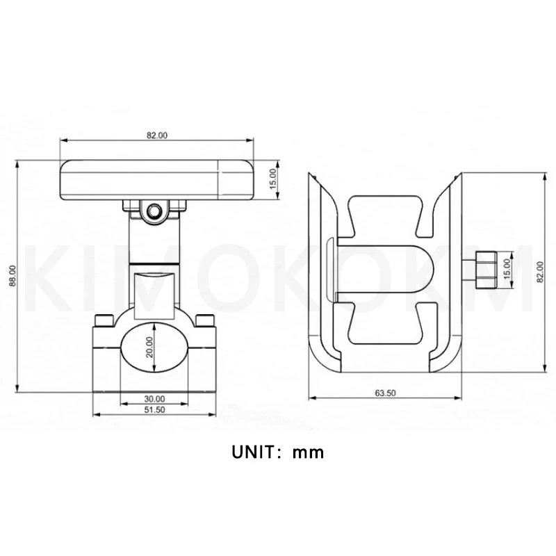 For HONDA NT1100 NT 1100 2022 2023 Accessories Motorcycle Handlebar Mobile Phone Holder GPS Stand Bracket