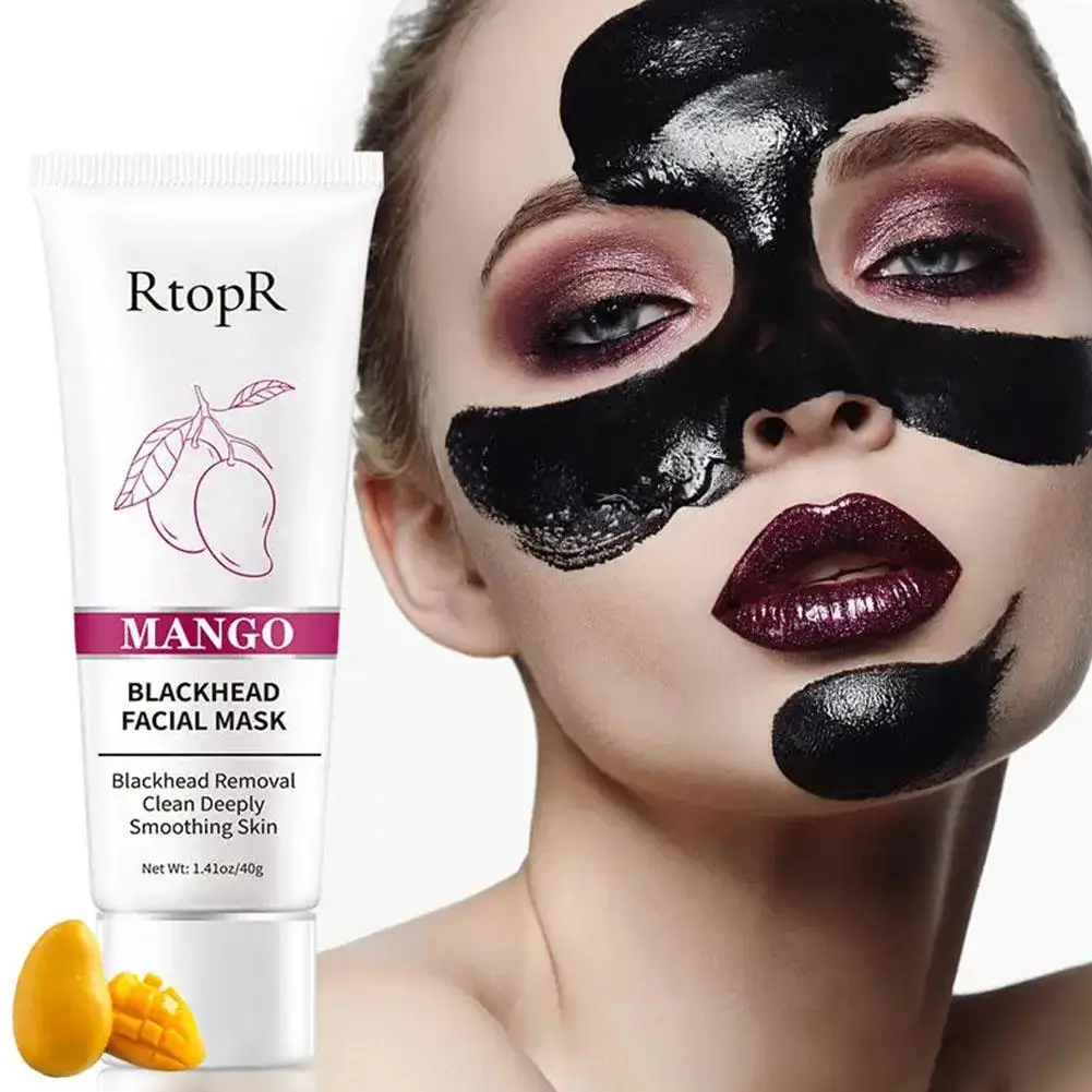 Mango Blackhead Remover Nose Pack Facial Cleansing Shrink Firming Pore AcneSkin Care Treatment Strip Mask Whitening Cream