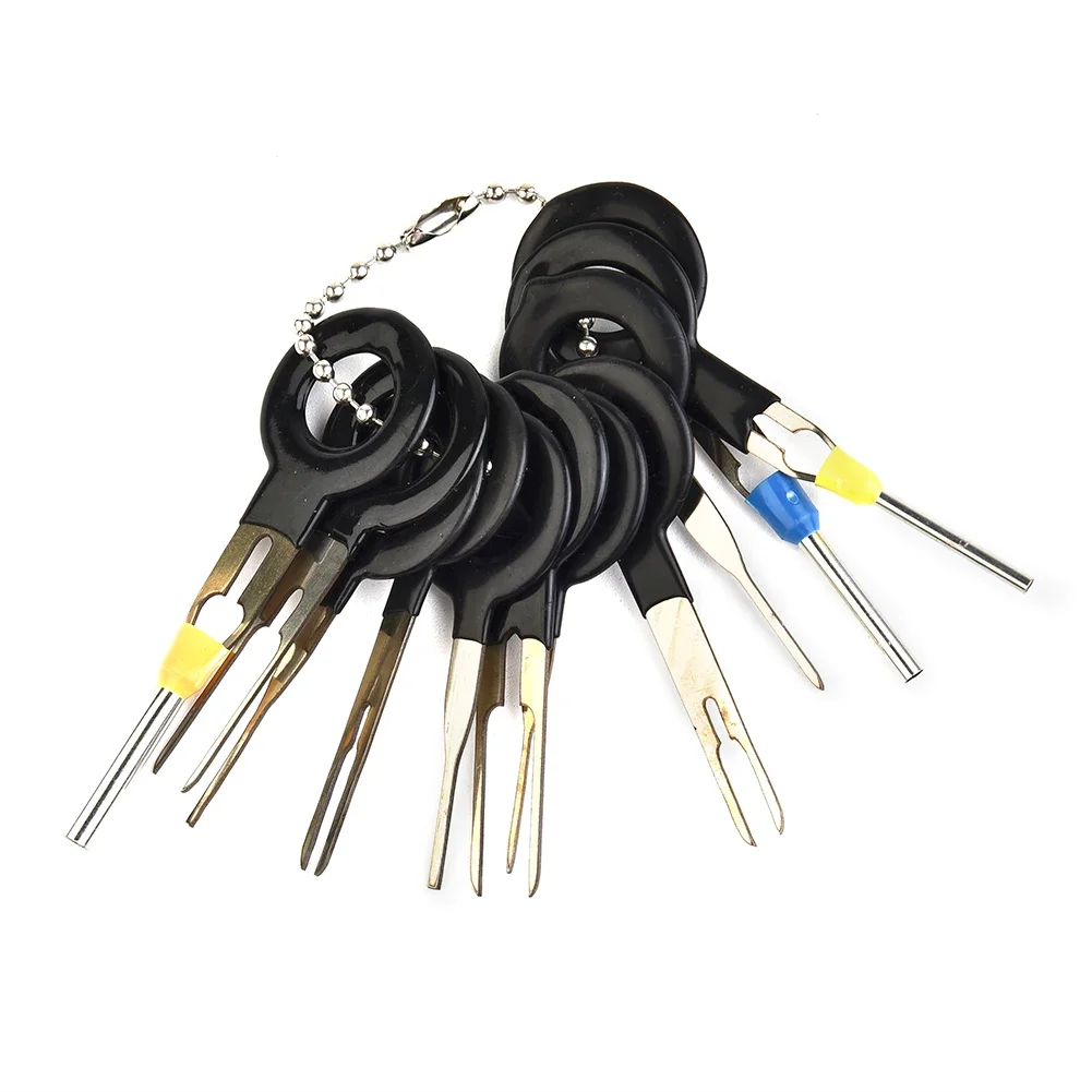 

11 Pcs Car Wire Terminal Removal Tools For Crimp Connector Extractor Release 0.8mm/1mm/1.2mm/1.4mm/2mm/3mm/4.5mm/6mm Accessories