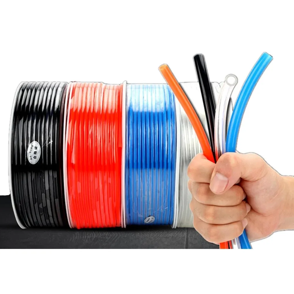 1 3 10 Meter 8mm 6mm 4mm 10mm Air Hose Pneumatic Tube Pipe PU Hoses 12mm 14mm For Compressor Polyurethane Tubing 8x5mm 6x4 12x8