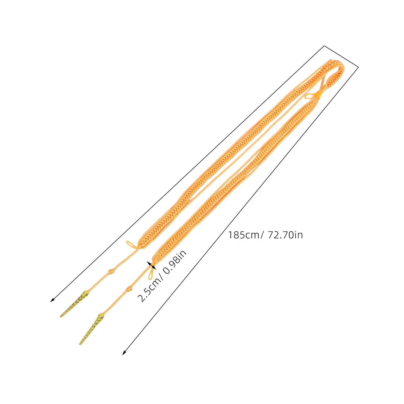 Cordoncino per spalla uniforme Spalline intrecciate Aiguillette dorate Squisita fattura Vestibilità comoda Sicurezza per spettacoli teatrali