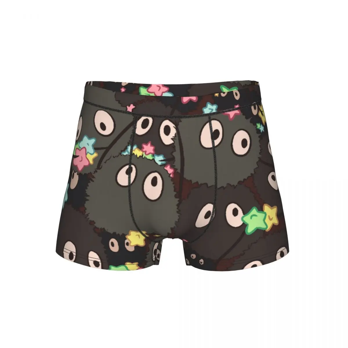 

Мужское нижнее белье с изображением Тоторо-Миядзаки, аниме, длинные трусы, шорты-боксеры, мужские дышащие трусы S-4XL