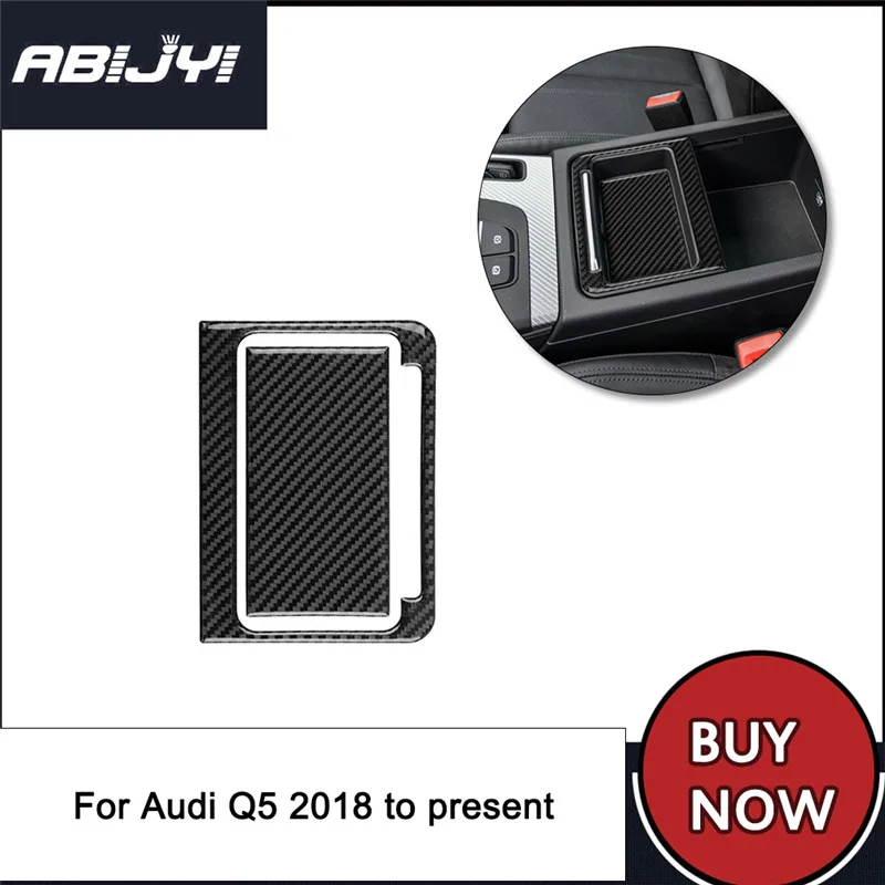 

Car Stylish For Audi Q5 2018 2019 2020 2021 2022 Interior Accessories Carbon Fiber Car Center Control Panel