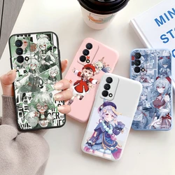 Genshin Aether Lumine Phone Case Gaming Ganyu Impact For Realme GT Master Edition Q3 Pro Silicone Printed Cartoon Siling Cover